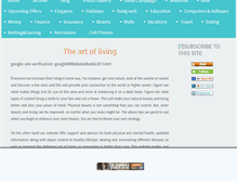 Tablet Screenshot of living-and-money.com